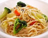 お吸い物の素で簡単☆野菜パスタ作り方2写真