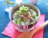 しらすおろし・梅わさび・塩昆布の丼作り方8写真