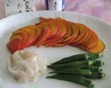 南瓜の漬物です。加賀野菜赤南瓜の昆布締め作り方6写真