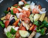 簡易版☆ラタトゥイユ（夏野菜の蒸し煮）作り方3写真