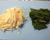 にらと♡エノキで♡どうなる!?パスタ作り方1写真
