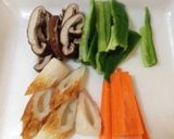 冷蔵庫の残り物★塩焼きそば作り方1写真