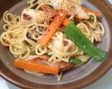 冷蔵庫の残り物★塩焼きそば作り方6写真