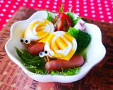 しましま薄焼き卵＊可愛いおかず♡キャラ弁作り方10写真