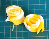 しましま薄焼き卵deかたつむり☆キャラ弁作り方4写真
