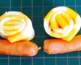 しましま薄焼き卵deかたつむり☆キャラ弁作り方5写真