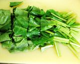 ほうれん草のにんにく醤油炒め作り方2写真