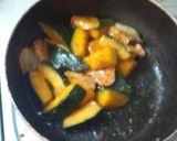 ☆副菜☆カボチャとベーコンの旨炒め作り方5写真