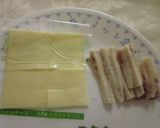 甘味噌入り大葉の竹輪チーズ巻き作り方2写真