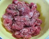 牛肉と野菜の味噌オイスターソース炒め作り方2写真