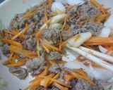 牛肉と野菜の味噌オイスターソース炒め作り方4写真