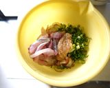 たたき梅とあじの薬味和え作り方4写真