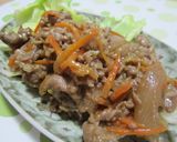 牛肉と野菜の味噌オイスターソース炒め作り方6写真
