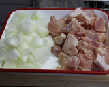 焼き肉のタレで鶏肉のキジ焼き風～♪作り方1写真
