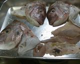 鯛あらのグリル　ローズマリー風味作り方1写真