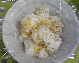 揚げ玉で夜食おにぎり作り方2写真