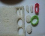 食パンDEラッコちゃん☆キャラ弁作り方2写真