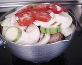 トマト・玉葱大盛り　夏野菜の重ね煮作り方6写真