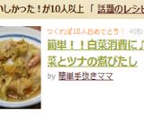 簡単!!白菜消費に♪白菜とツナの煮びたし作り方5写真