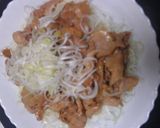 豚ばら肉のオイスターソース炒め丼作り方10写真