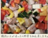 夏野菜でカラフル簡単パスタ作り方2写真