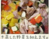 夏野菜でカラフル簡単パスタ作り方3写真