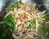 サラダ牛蒡をポン酢で和えたん　京都カフェ作り方5写真