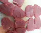 高たんぱく質食★豚ヒレのピカタ作り方1写真