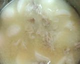 里芋と豚肉のお味噌汁作り方2写真