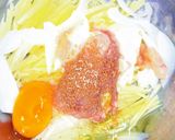 新じゃがいものじゃが焼き！豚肉青じそ入り作り方1写真