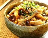 ■しめじと塩昆布の炊き込みご飯■作り方3写真