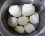 ミートソースでポテトチーズ焼き作り方1写真