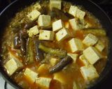 茹でてから麻婆豆腐＆茄子作り方7写真