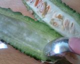 苦くない♪カレー味ゴーヤチャンプル作り方1写真