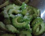 苦くない♪カレー味ゴーヤチャンプル作り方2写真