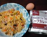 ダブルカレーのオムライス作り方1写真