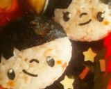 キャラ弁*彦星&織姫のたなばた弁当作り方8写真