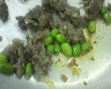 サルシッチャと枝豆のフェットチーネ作り方1写真