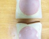 ハム卵トーストサンド（創意工夫なし）作り方1写真