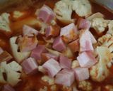 カリフラワーのミルキートマト煮作り方2写真