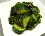 胡瓜のにんにく海苔胡麻和え作り方7写真
