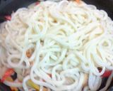 超簡単、彩りうどんチャンプル（中華味）作り方5写真