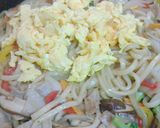 超簡単、彩りうどんチャンプル（中華味）作り方8写真