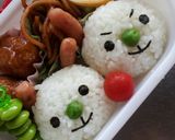 キャラ弁 うささん弁当作り方3写真