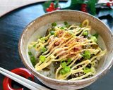 新米を美味しく★高菜明太しらす丼作り方7写真