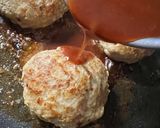 ＊ポークハンバーグ BBQソース＊作り方5写真