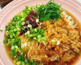 焼肉の生だれさっぱり夏の梅納豆そうめん作り方8写真