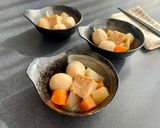 おかずつゆで、根菜と厚揚げの簡単煮物作り方7写真