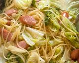 ☆きゃべつとブロッコリーのにんにく醤油パスタ☆作り方7写真