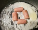 朝食に♪ライスペーパーで目玉焼きガレット作り方2写真